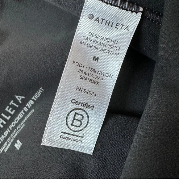 Athleta Salutation Stash Pocket II Tight Size M - Picture 8 of 11